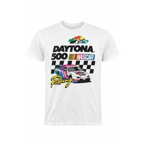 NASCAR Daytona 500 Racing Graphic Tee Mens Size L White NWT